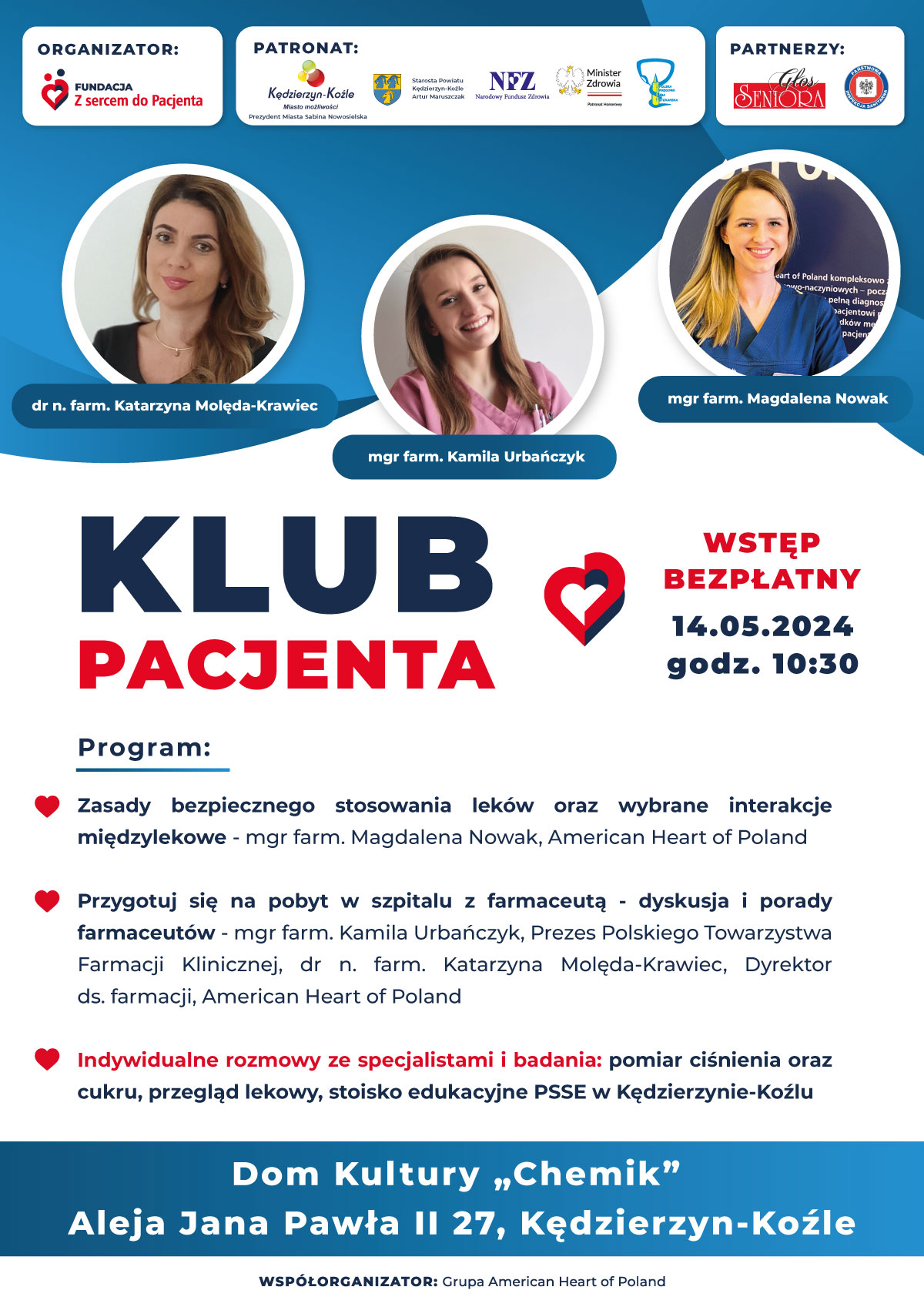 Klub Pacjenta w Kędzierzynie Koźlu