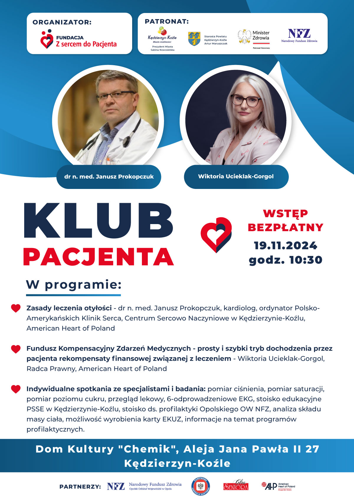 Klub Pacjenta w Kędzierzynie Koźlu