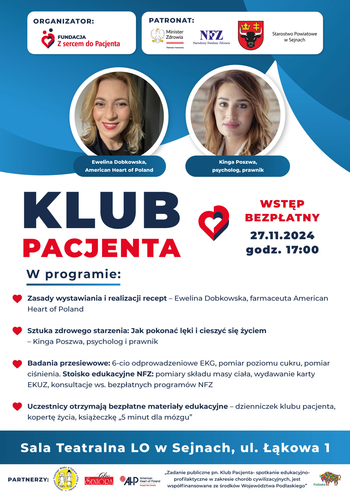 Klub Pacjenta w Sejnach