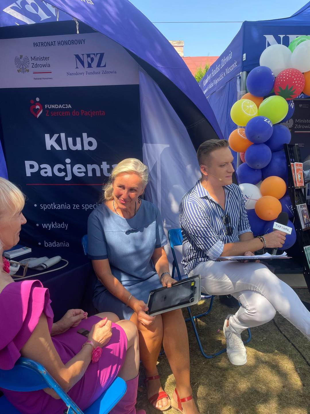 W sobotę 16 sierpnia podczas kolejnego z cyklu spotkania „Polska na tak” w znanym z serialu „Ranczo” Jeruzalu odbył się plenerowy Klub Pacjenta ❤️