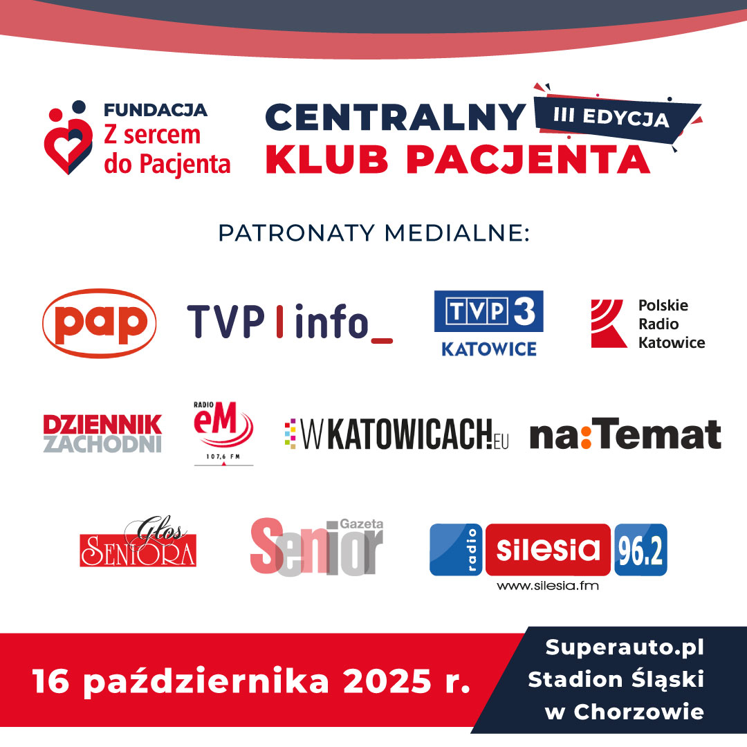 Centralny Klub Pacjenta z szerokim wsparciem medialnym !