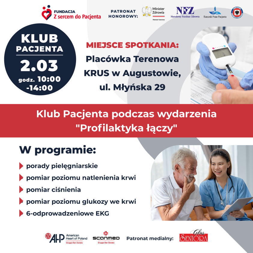 Klub Pacjenta w KRUS w Augustowie