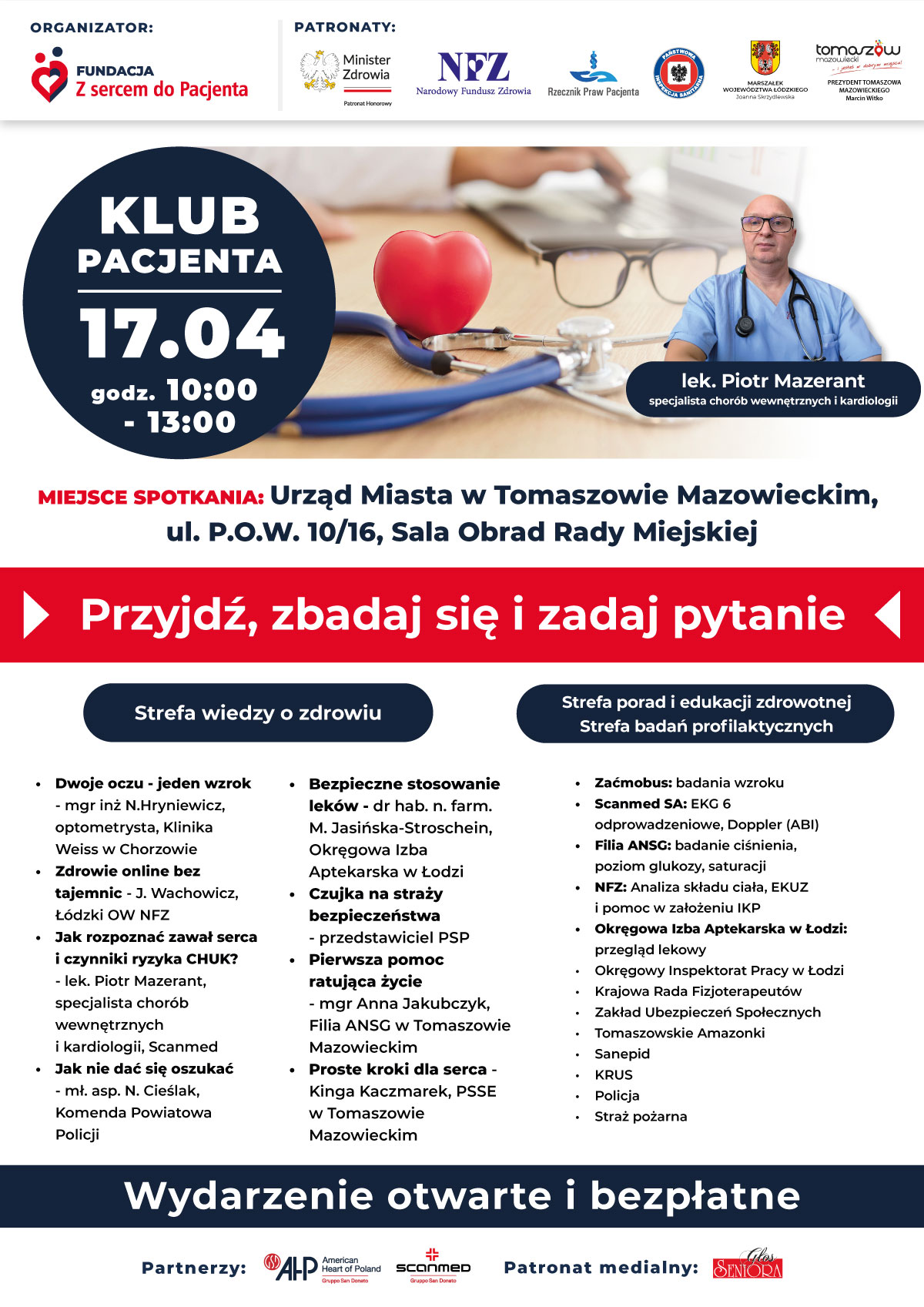 Klub Pacjenta w Tomaszowie Mazowieckim