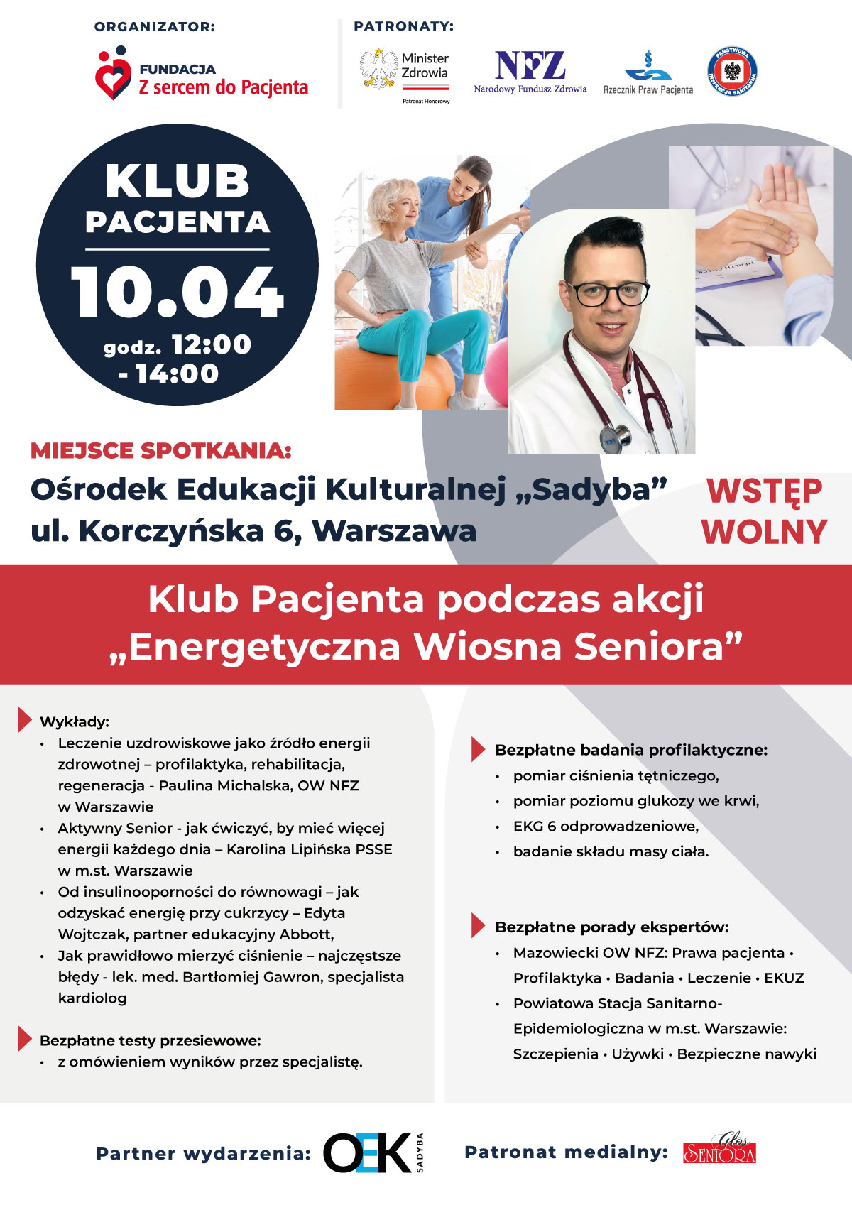 Klub Pacjenta w Warszawie