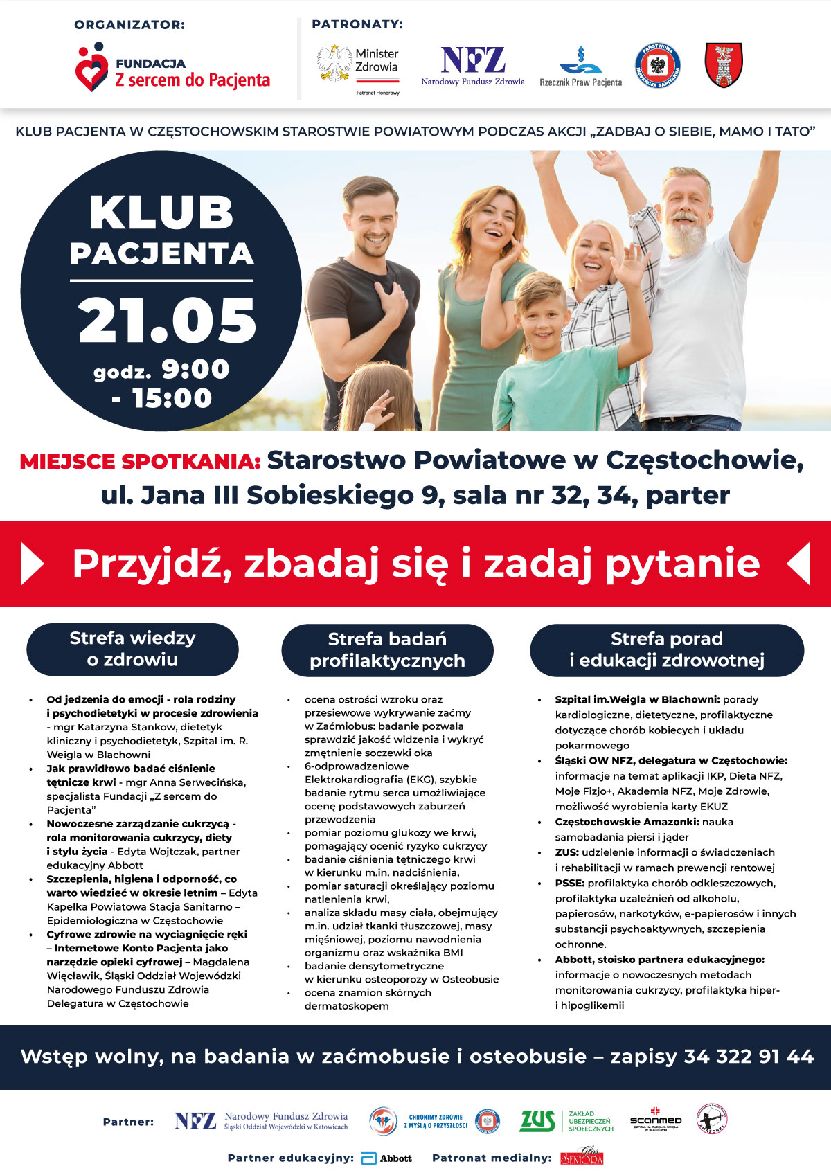 Klub Pacjenta w Częstochowie