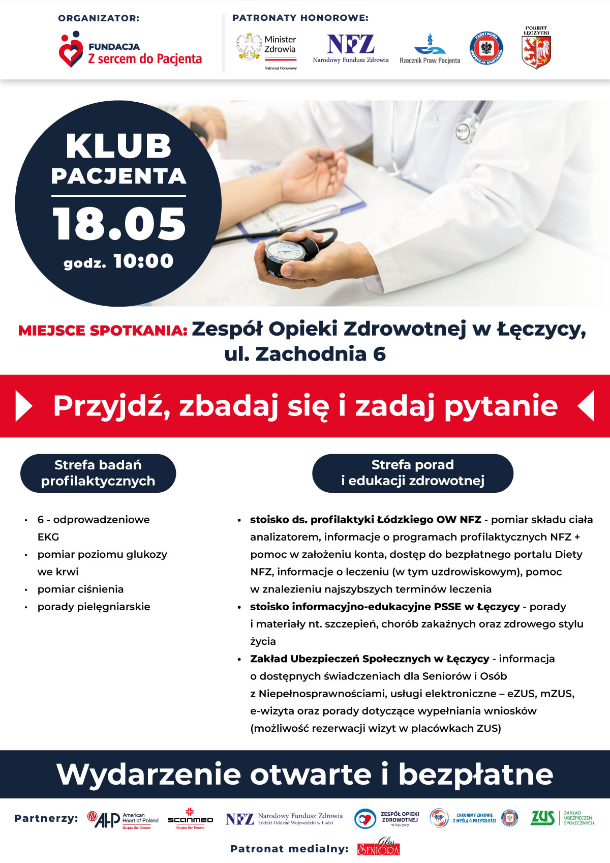 Klub Pacjenta w Łęczycy