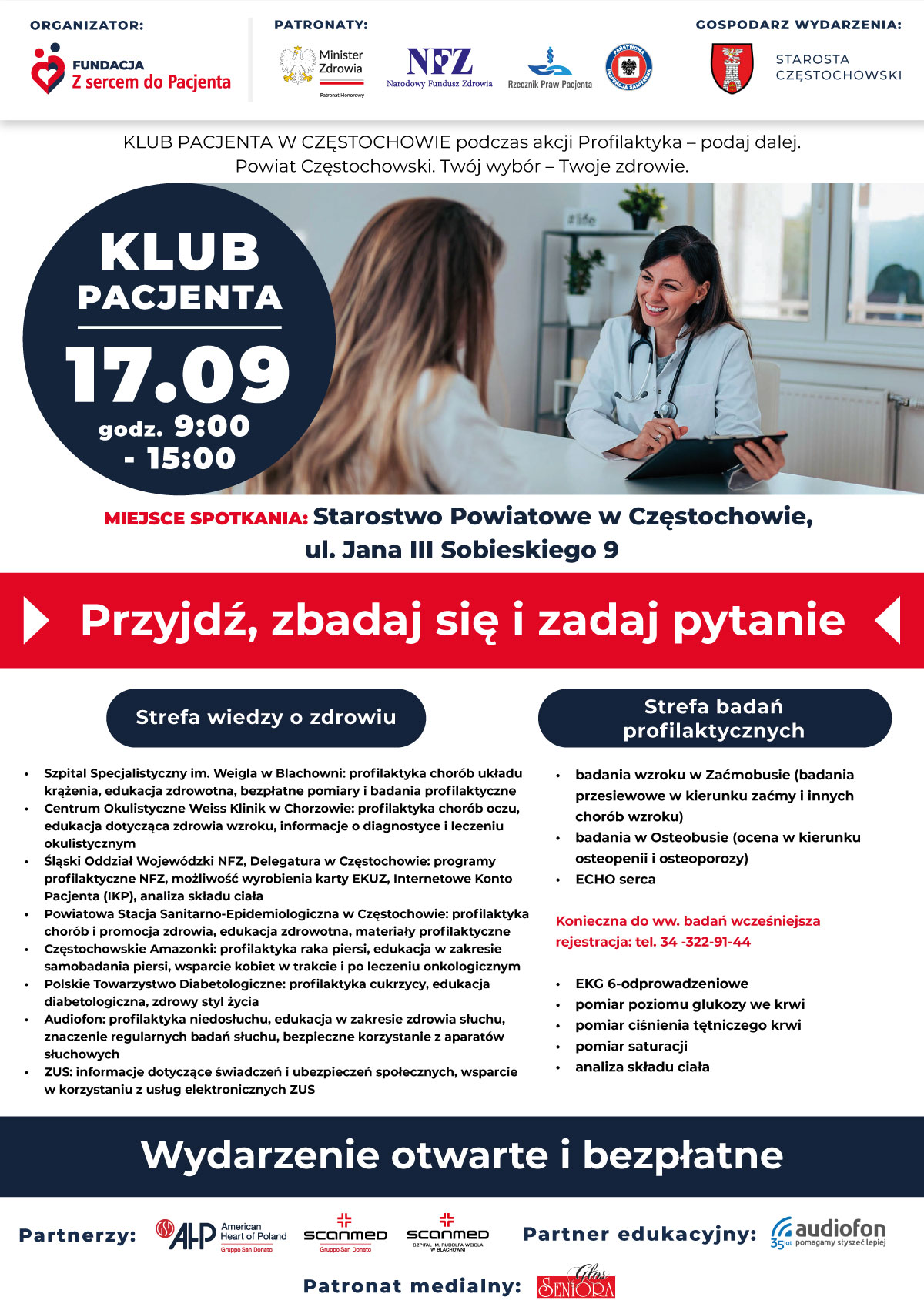 Klub Pacjenta w Częstochowie