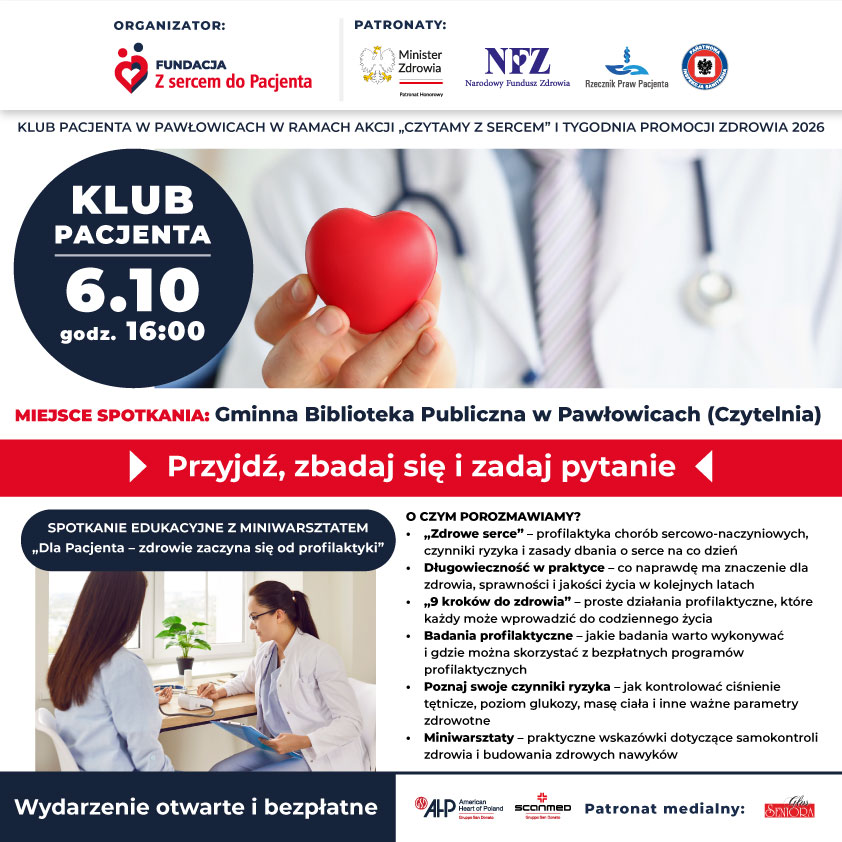 Klub Pacjenta w Pawłowicach