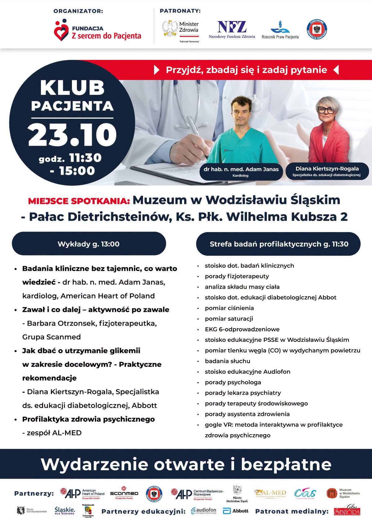 Klub Pacjenta w Wodzisław Śląski